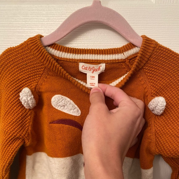 Fox Cat & jack fox sweater,ships out same day! - Picture 2 of 3